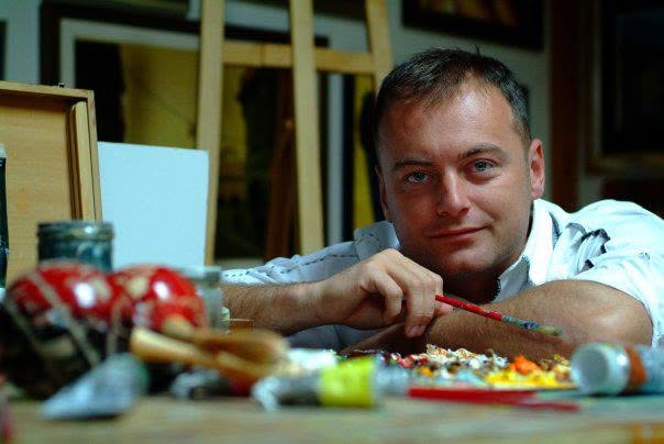 Hrvoje Puškarić u svom ateljeu